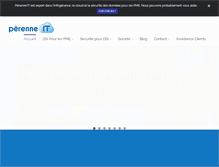 Tablet Screenshot of perenne-it.fr
